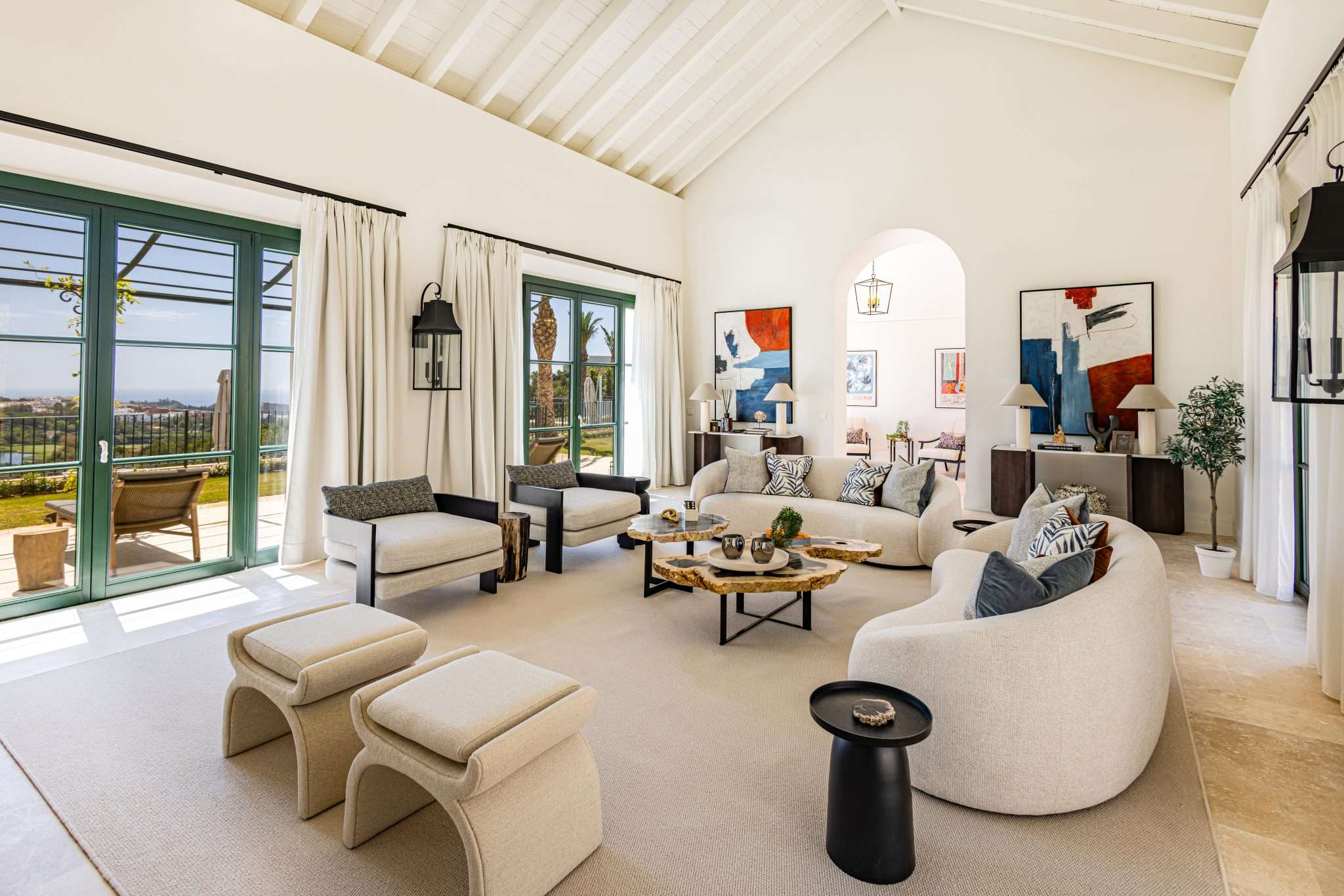 Spanish Villa main sitting area